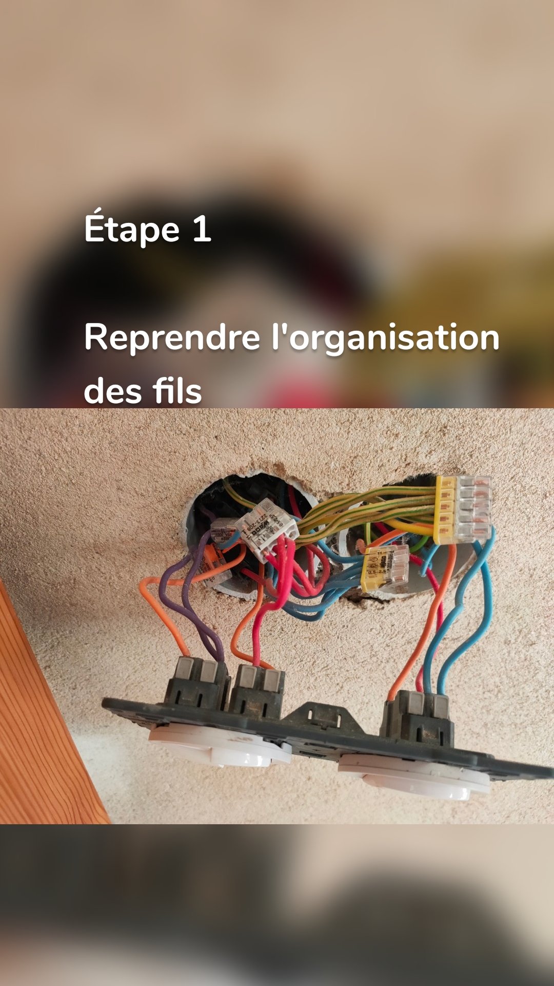 Étape 1

Reprendre l'organisation des fils